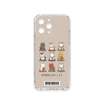 iPhone 17 Pro 殼 TRON iPhone 17 Pro 俄羅斯方塊招財貓九貓 四角防摔 軟殼 載具 手機殼