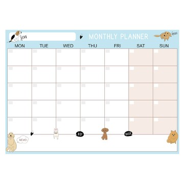 奈米軟性磁鐵月曆 0.5mm 台灣製  42 x 29.7cm  1個