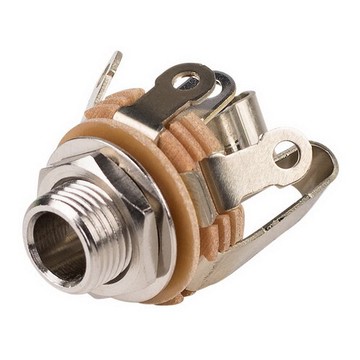 switchcraft 6.3mm 立體聲電吉他/ bass 電貝斯導線插孔(主動式拾音器使用)