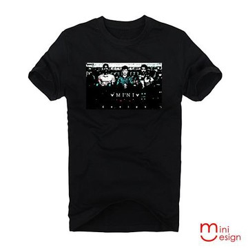 Minidesign-三人組影像潮流設計短T 五色