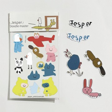 Jesper_手繪轉印貼紙
