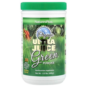 NaturesPlus, Organic Ultra Juice Green 粉，1.32 磅（600 克）