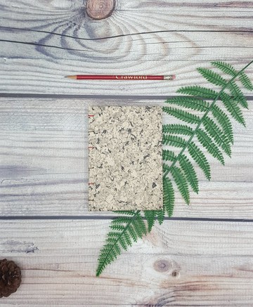 手工縫製筆記本 (Journal)，硬殼封面，Amarone Granite 石紋