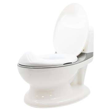 iFam E.DO 兒童學習馬桶  附帶衛生紙存放空間，底部止滑設計  時尚灰  1個