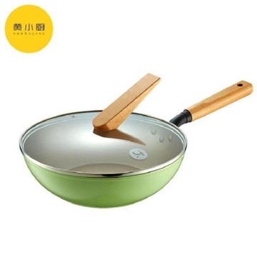 黃小廚圓滿系列不粘炒鍋HXC-L-C008 聚四氟乙烯（食品接觸用）