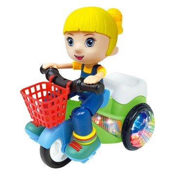 kidmate 孩子王 晶彩三輪車 電動360度旋轉燈光音樂 3歲以上  1盒  10 x 19 x 16.5cm