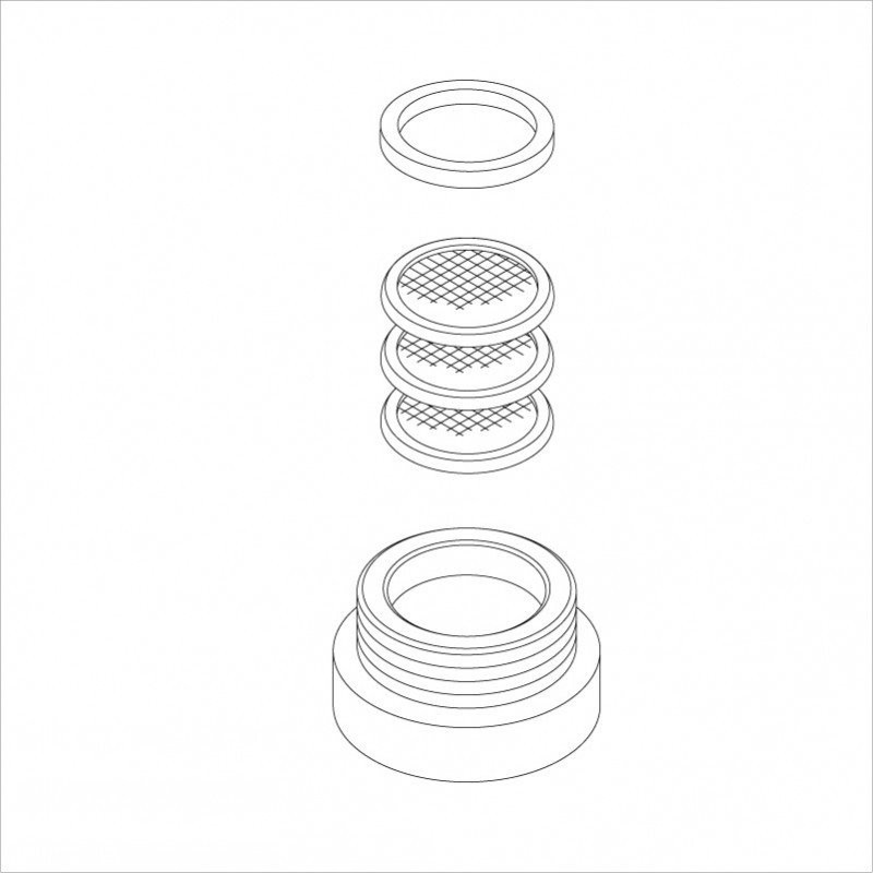 ゆうパケット対応品】 KVK ZK66A/800 KM82・KM83等用吐水口先端部一式 KVK補修部品＞パイプ関連 通販  LINEポイント最大0.5%GET LINEショッピング