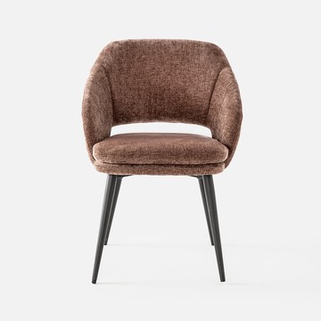 溫特布質扶手椅 深棕