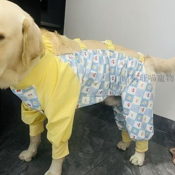 💕在臺出貨🔥防水防污易清洗寵物服裝狗狗雨衣連體四腳外出遛狗防寵物服飾防髒
