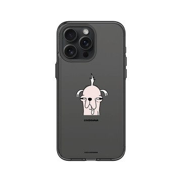 iPhone 15 Pro Max Clear 酷墨灰 - Godgwawa 變種吉娃娃 - 阿冠