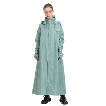 Fairrain 飛銳三度空間立體背包型連身式雨衣-羅勒綠 三段尺碼任選 免運費