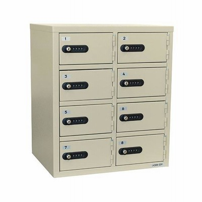 エーコー LKロッカー ダイヤル錠 LK-308 アイボリー