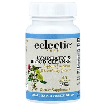 Eclectic Herb, 凍乾，淋巴和血液淨化，285 毫克，45 粒素食膠囊