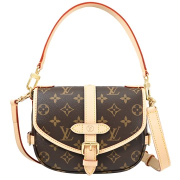 Louis Vuitton LV Saumur BB 經典Monogram帆布兩用馬鞍包 現貨