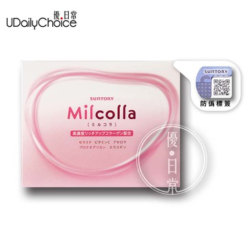【滿3000千送隨身包*2】三得利 Milcolla蜜露珂娜 膠原蛋白(30包/盒)【優．日常】