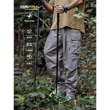 山系戶外CORDURA機能工裝褲男2024春夏潮牌美式尼龍登山休閑長褲