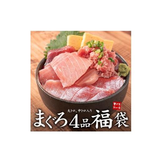 ふるさと納税 福島県 いわき市 まぐろ4品福袋　本マグロ大トロ＆中トロ、ネギトロ、づけ！海鮮丼や手巻き寿しに