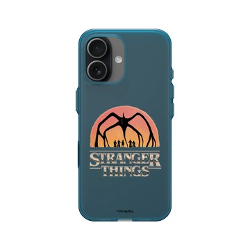 iPhone 17 Clear (相機按鈕) 夜幕藍 - Stranger Things - 奪心魔崛起
