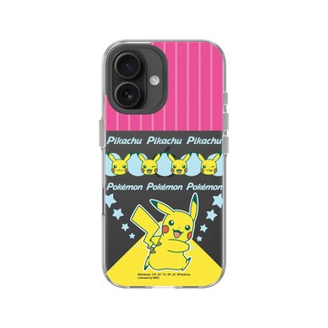 iPhone 16 Clear Case（相機按鈕） 透明 - 寶可夢 Pokemon - 多彩系列-皮卡丘