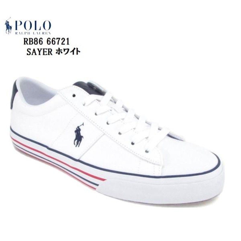 ポロラルフローレン)RB86 66721 POLO RALPH LAUREN SAYER メンズ キャンパスカジュアルコートスニーカー  アメリカ国旗をイメージした配色のラインが（ブラック×28.5cm(10.5)） | LINEブランドカタログ