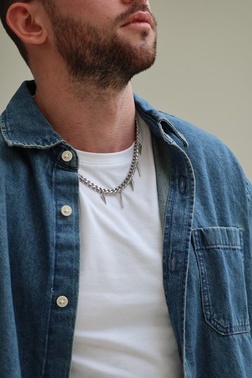 德尼羅項鍊/男士 中性 男生項鍊 情侶對鍊 鈦鋼