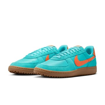 NIKE Field General 湖水綠底橘勾 膠底 復古 麂皮 休閒鞋 運動鞋 男鞋 HF3165-301