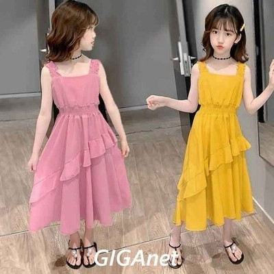 ワンピース キッズ 子供服 女の子 夏 キッズワンピース シフォン チュニック 子供ドレス お姫様 カジュアル 小学生 涼しい 海辺 通販 Lineポイント最大get Lineショッピング