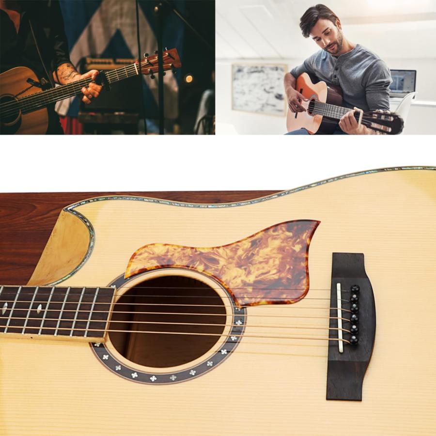 Acoustic Guitar Pick Guard Sticker Guitar Pickguard Anti-scratch Blank Sheet Self-adhesive Back Plate For Most Guitar Self Adhesive Guitar Pickguard S