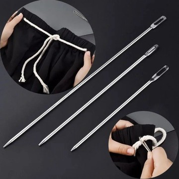 🦄馬上來財💸✨服裝廠穿褲頭帽繩針大孔鬆緊扣皮筋打包穿引針穿帶器鈍頭穿繩工具