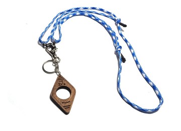 2is Ec02A6 手工眼鏡繩 │4mm傘繩 可調節│藍色│眼鏡│聖誕禮物