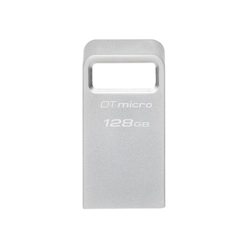 【Kingston】DataTraveler Micro 128G USB 3.2 Gen1 高質感金屬 隨身碟 讀取速度 200MB/s