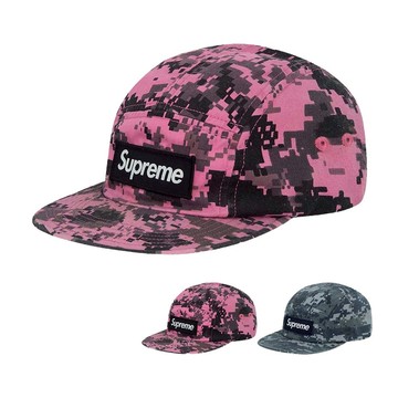 SUPREME NYCO TWILL CAMP CAP 數位迷彩 多色 五分割 五分割帽 FW17