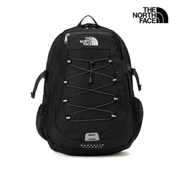 The North Face北面男女款黑色DWR防潑水休閒後背包｜CF9C4GZ 筆電包/登山包