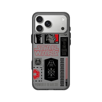 iPhone 17 Pro Max Clear (相機按鈕) 酷墨灰 - 迪士尼-星際大戰 Star Wars - 風暴兵&光劍-潮流系列