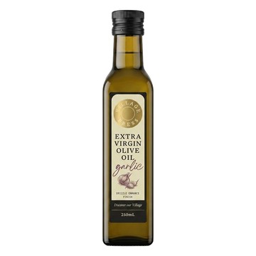 THE VILLAGE PRESS 紐西蘭廚神系列 頂級冷壓初榨 蒜香風味橄欖油  250ml  1瓶