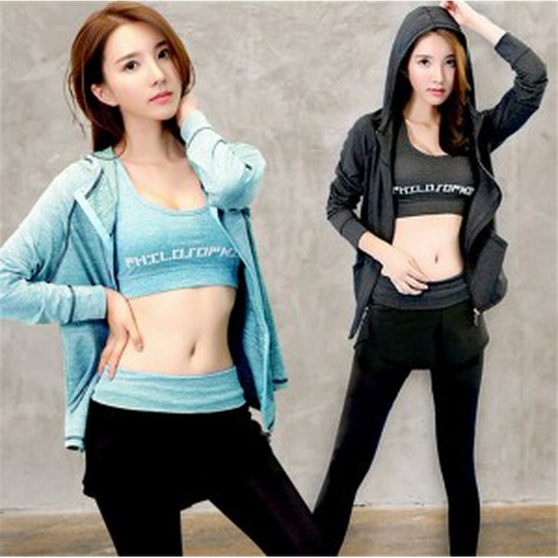 スポーツウェア 4点セット スポーツブラ ジャケット スポーツレギンス タンクトップ レディース 上下セット 長袖 ランニングウェア ヨガ 通販 Lineポイント最大1 0 Get Lineショッピング