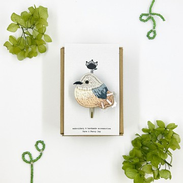 | 茷 | #166 | 手刺繡日系小鳥髮插