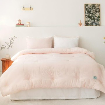 Yesbedding 超細纖維水洗莫代爾蓬鬆棉被 韓國製  Queen Size  粉色