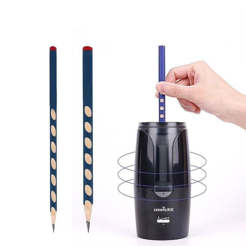 鉛筆削り シャープナー こども えんぴつ USB自動電気鉛筆削り,色鉛筆用文房具,機械式子供用鉛筆削り