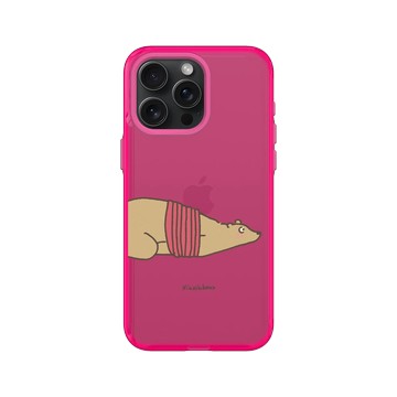 iPhone 15 Pro Max Clear 粉漾桃 - 咻咻熊 XiuXiubear - 被帶回家惹