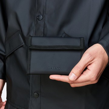 【丹麥 RAINS】Velcro Wallet 防水摺疊短夾 多色可選