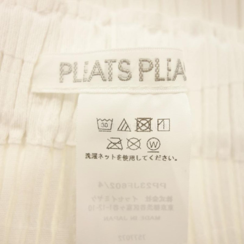 中古◇プリーツプリーズ ワイドパンツ OPAQUE BOTTOMS PP23JF602 22AW