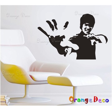 【橘果設計】李小龍 壁貼 牆貼 壁紙 DIY組合裝飾佈置