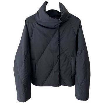 【米蘭精品】現貨+預購 頂級真羽絨外套90%鵝絨羽絨衣秋冬外套保暖上衣大碼休閒女裝-菱格女外套74mr71