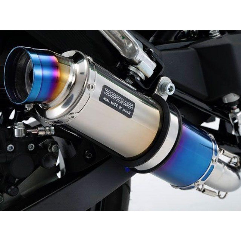 正規品／ビームス Z125プロ R-EVO サイレンサー JMCA サイレンサー：ヒートチタン BEAMS バイク | LINEショッピング