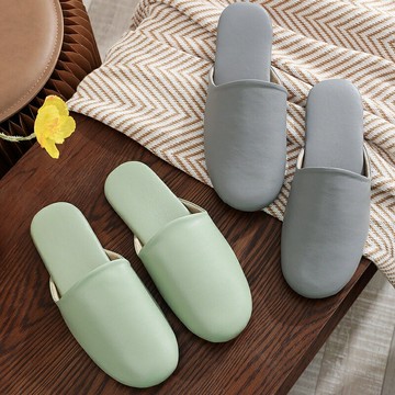 棉拖鞋 頭層小羊皮拖鞋 真皮拖鞋 日系辦公室皮拖鞋 室內情侶拖鞋 四季可穿家居拖鞋 春秋男女拖鞋 防滑防臭 透氣 靜音