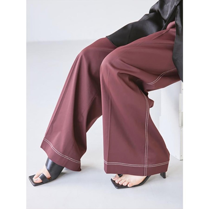 TODAYFUL LIFE'ｓ Satin Stitch Trousers 12120724 パンツ トゥデイフル | LINEブランドカタログ