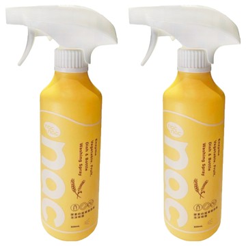 nac nac 酵素奶瓶蔬果餐盤泡沫噴霧  2個  300ml