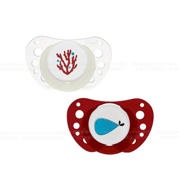 AIR透氣拇指型矽膠安撫奶嘴2入組-大(16-36m)