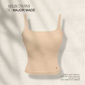 雙線肩帶百搭基本小背心